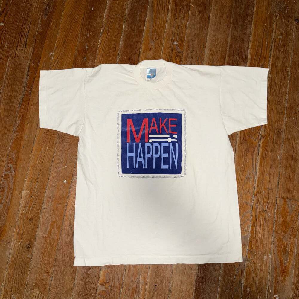 Vintage 90s Macy's Credit Make It Happen Graphic T-Shirt